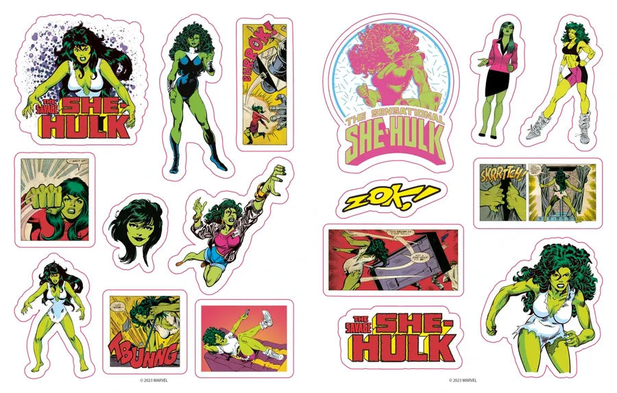 Marvel Sticker Anthology US - Hardback