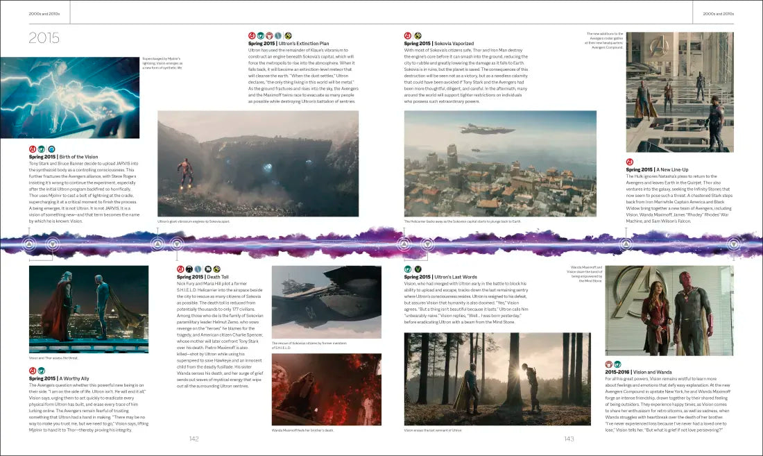 Marvel Studios The Marvel Cinematic Universe An Official Timeline US - Hardback