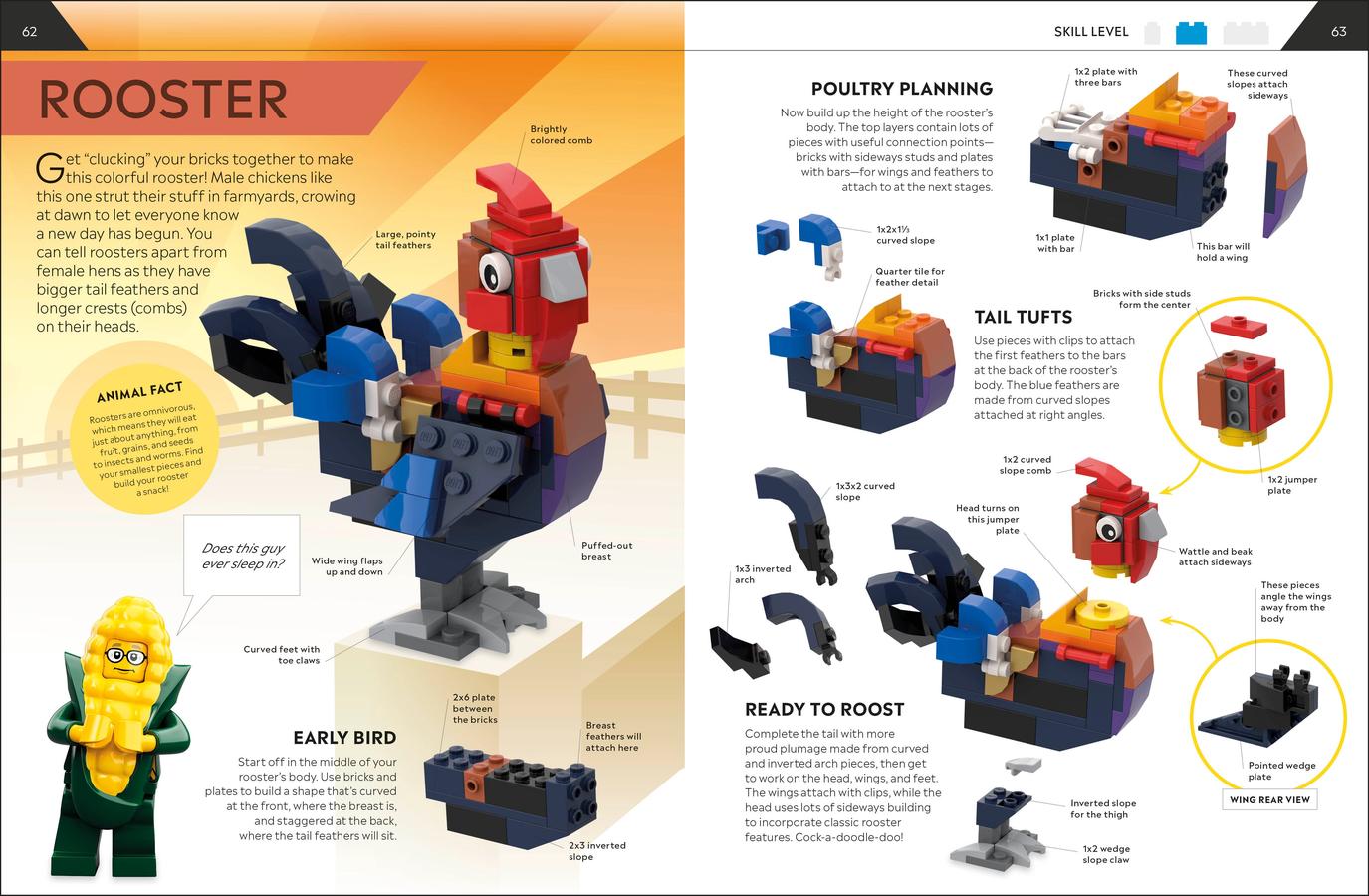 How to Build LEGO Animals US - Hardback