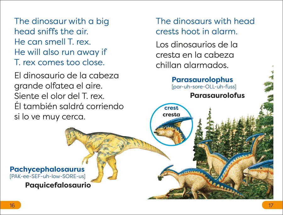 DK Super Readers Level 1 English-Spanish Bilingual Dinosaur’s Day – El dÃa de un dinosaurio US - Paperback / softback
