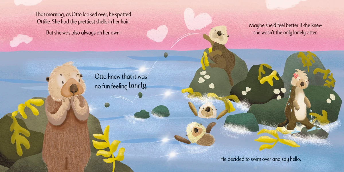 The Lonely Otter US - Board book