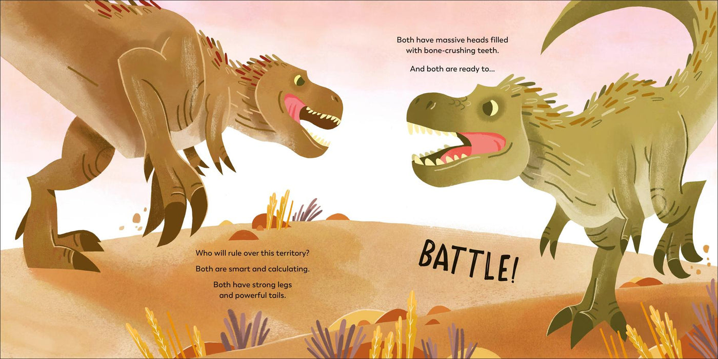 A Dinosaur’s Day: T. rex Meets His Match US - Hardback