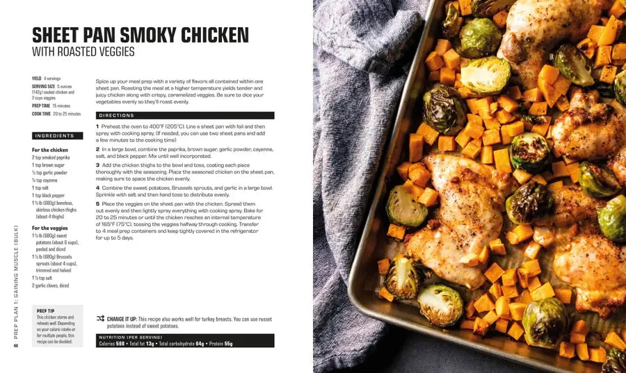The Bodybuilder's Meal Prep Cookbook US - Paperback / softback