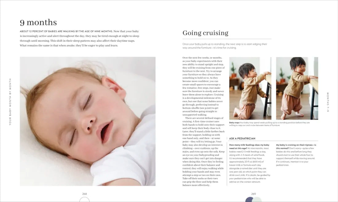 The Month-by-Month Baby Book US - Hardback