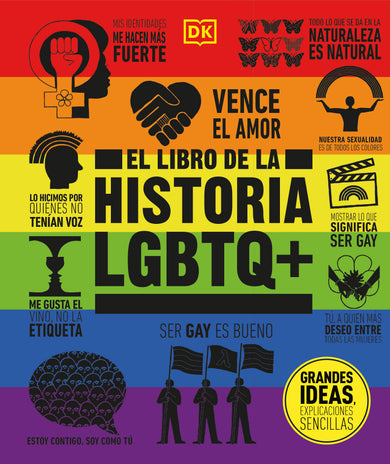 El libro de la historia LGBTQ+ (The LGBTQ + History Book) cover (ISBN 9780744089097)