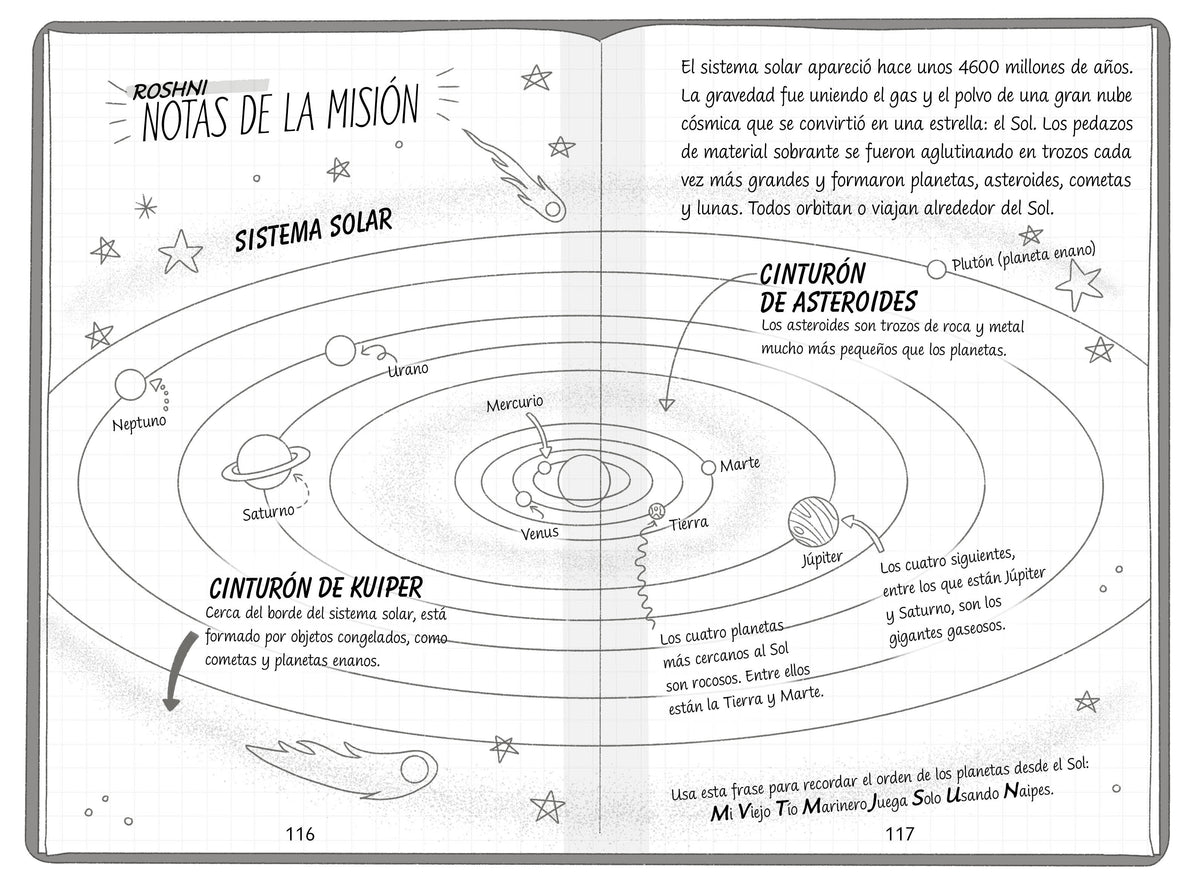 Los Exploradores Secretos y la caida del cometa (Secret Explorers Comet Collision) interior 2 (ISBN 9780744089172)