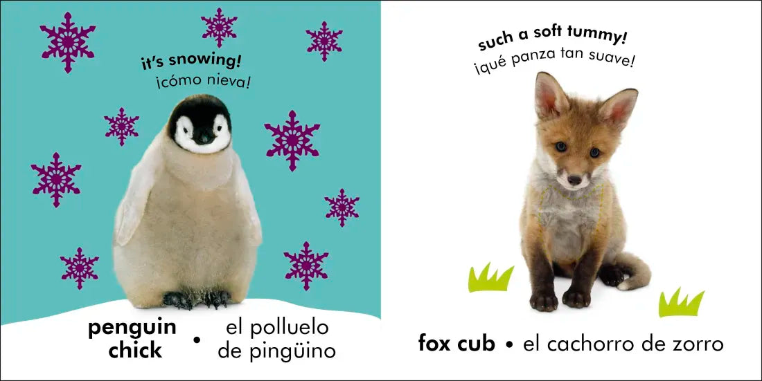 Bilingual Baby Touch and Feel: Baby Animals - Los animales bebé US - Board book