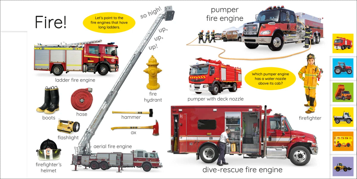 My First Trucks and Diggers US - Board book