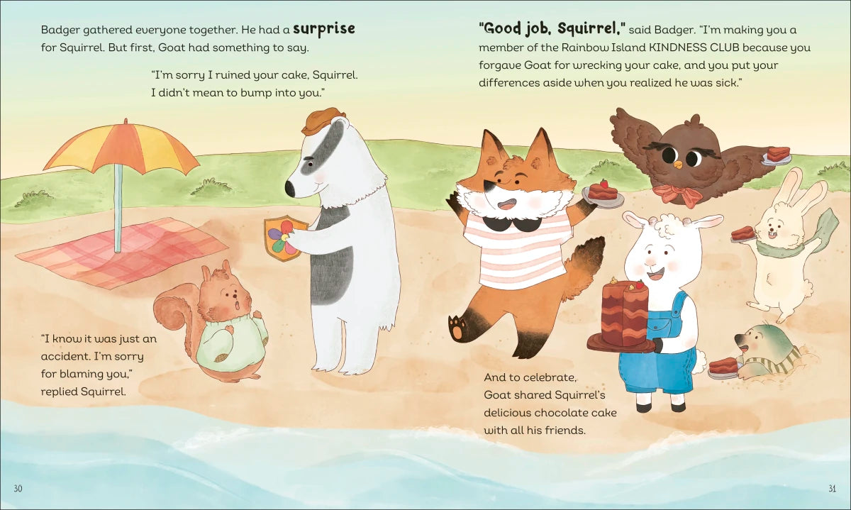 Kindness Club Squirrel Learns to Forgive US - Hardback