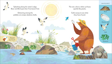 Jonny Lambert’s Bear and Bird Explore the Seashore US - Hardback