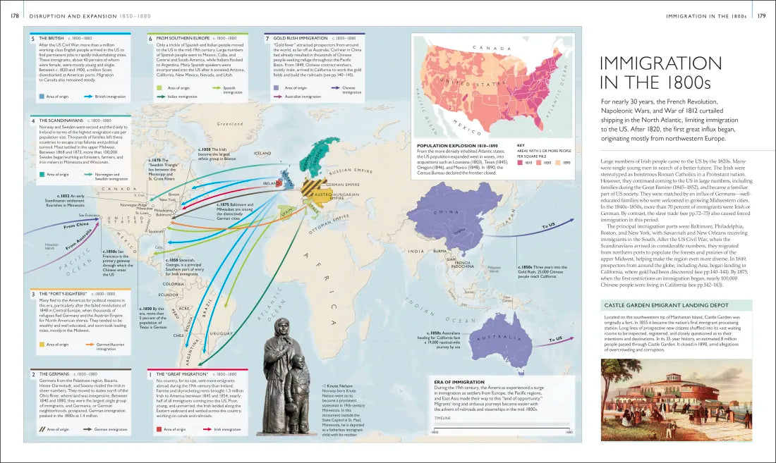 History of North America Map by Map US - Hardback