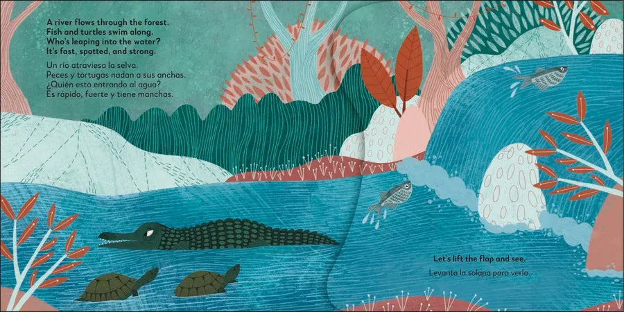 Bilingual Pop-Up Peekaboo! Rainforest - La selva US - Board book