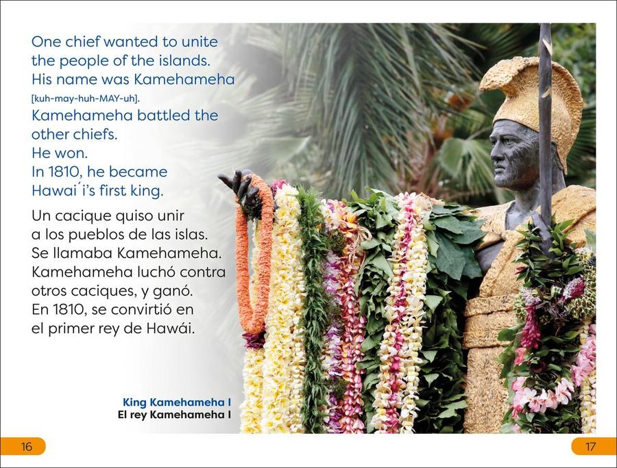 DK Super Readers Level 1 Bilingual History of Hawai'i – La historia de Hawái US - Hardback