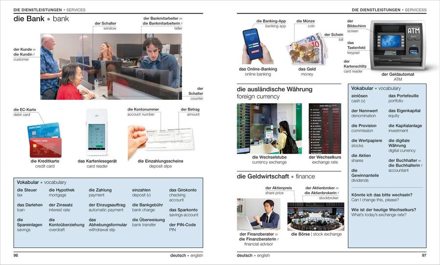 German English Bilingual Visual Dictionary US - Paperback / softback