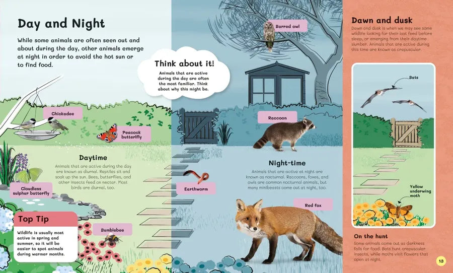 The Children's Book of Wildlife Watching US - Hardback