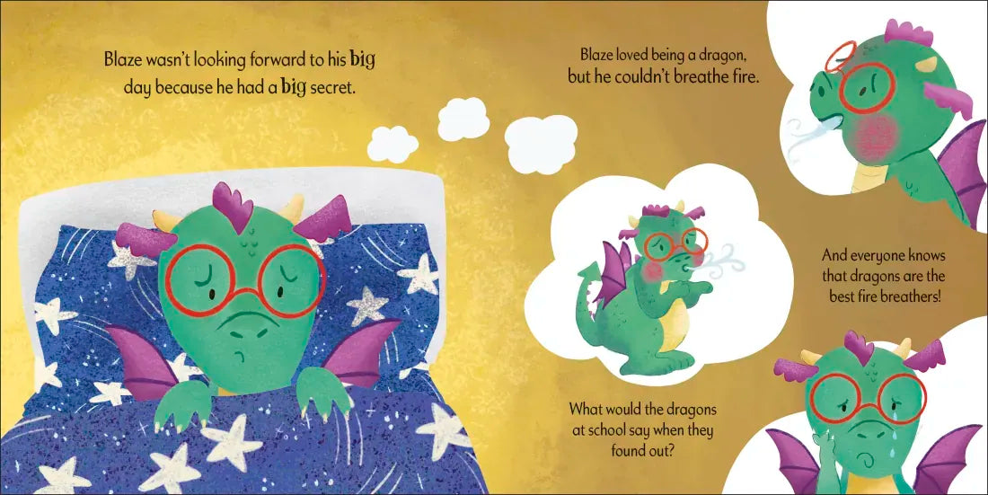 The Nervous Dragon US - Board book