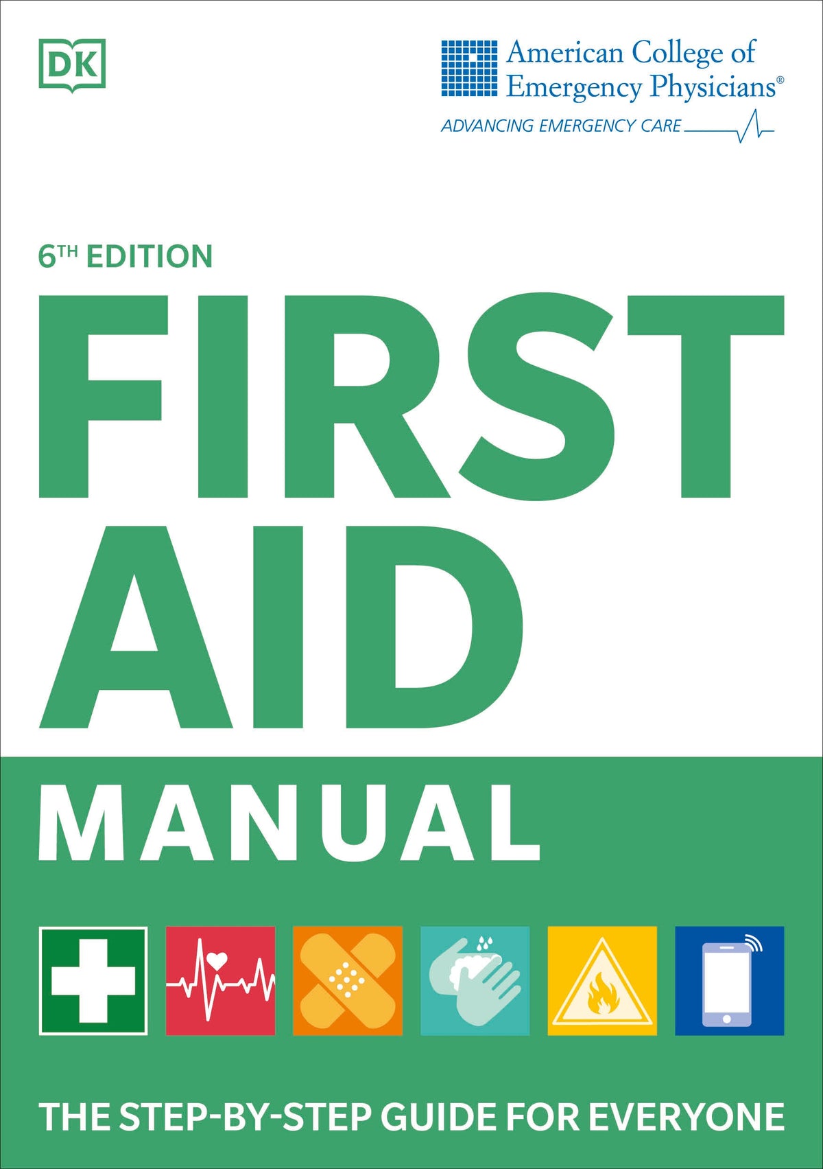 ACEP First Aid Manual cover (ISBN 9780744098525)