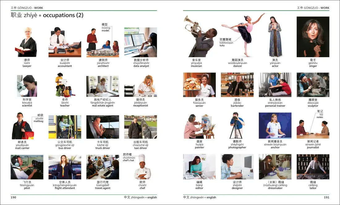 Mandarin Chinese - English Bilingual Visual Dictionary US - Paperback / softback