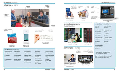 Portuguese - English Bilingual Visual Dictionary US - Paperback / softback