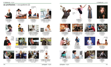 Portuguese - English Bilingual Visual Dictionary US - Paperback / softback