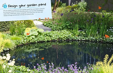 Ultimate Sticker Book Garden Pond US - Paperback / softback