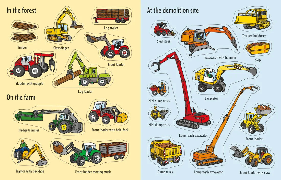 First Sticker Book Diggers GB - Paperback / softback