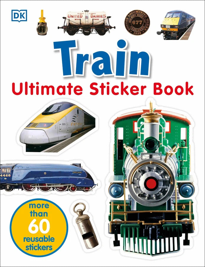 Ultimate Sticker Book: Train-Children’s interactive and activity books and kits-買書書 BuyBookBook