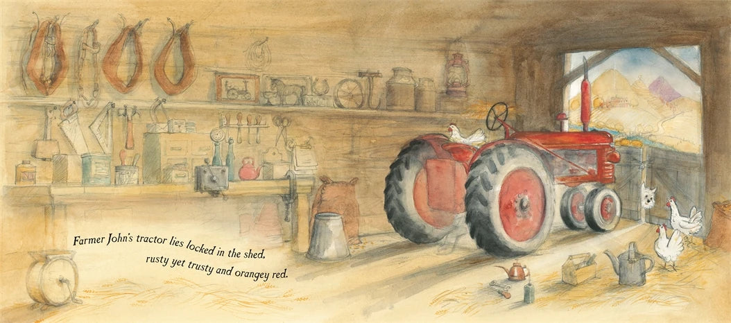 Farmer John's Tractor US - Hardback