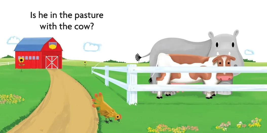 Hide and Seek Harry on the Farm US - Board book