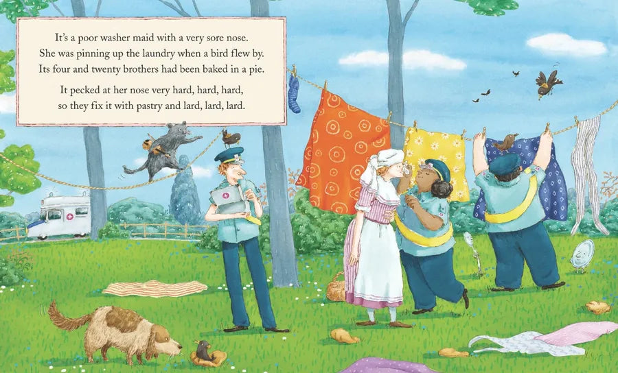 The Cow Tripped Over the Moon: A Nursery Rhyme Emergency US - Hardback