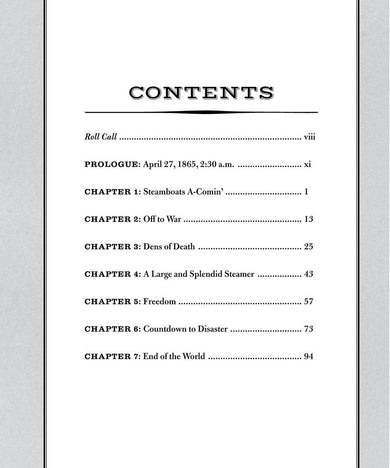 Sinking the Sultana US - Hardback