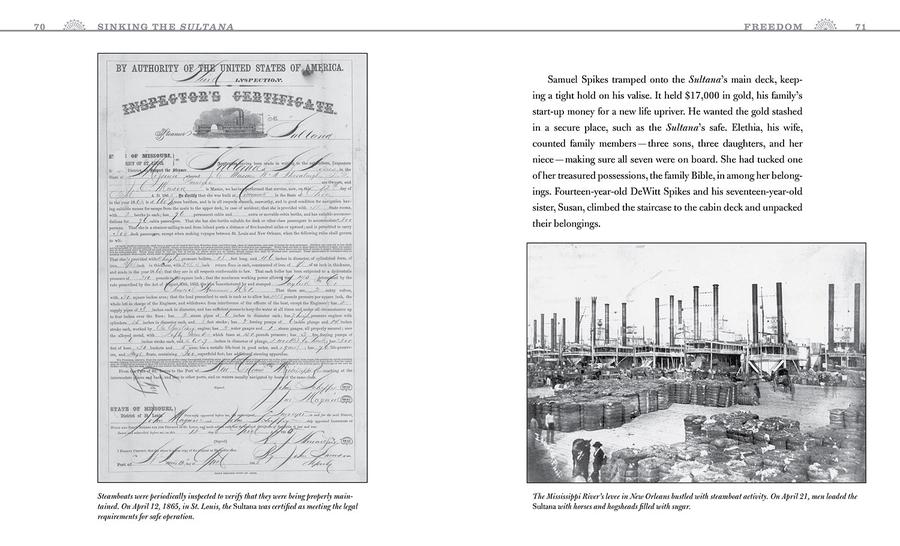Sinking the Sultana US - Hardback