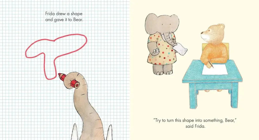 Frida and Bear Play the Shape Game! US - Hardback