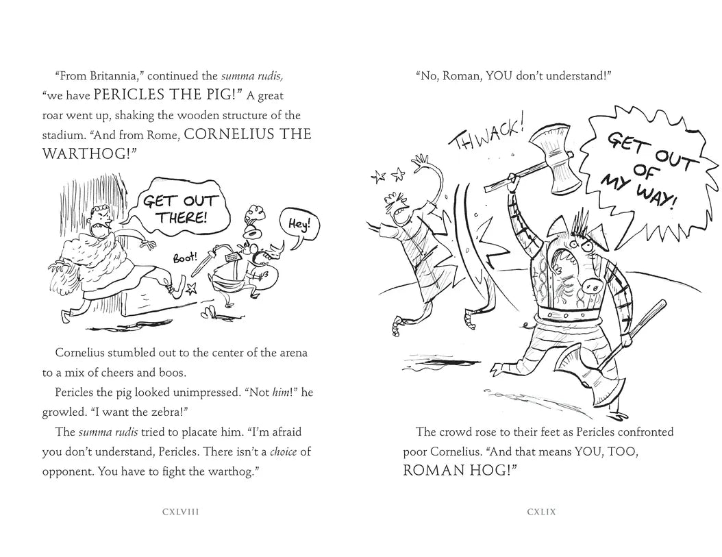 Julius Zebra: Battle with the Britons! US - Hardback