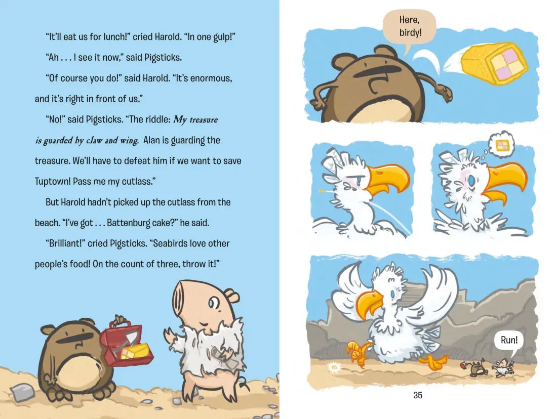 Pigsticks and Harold and the Pirate Treasure US - Hardback