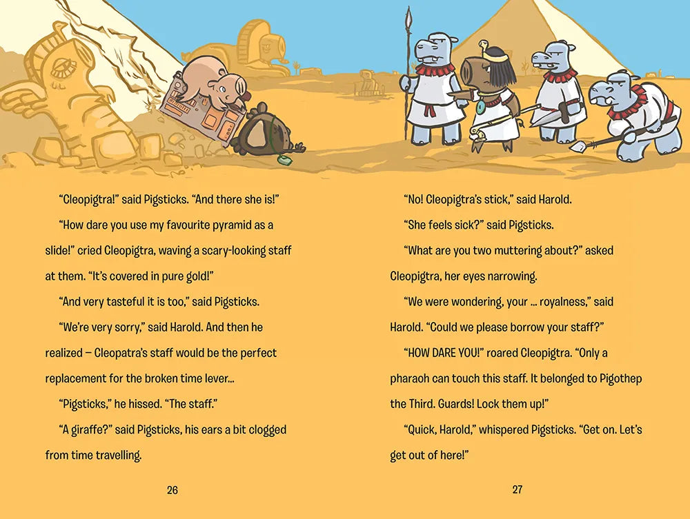 Pigsticks and Harold Lost in Time! US - Hardback