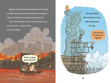 Pigsticks and Harold Lost in Time! US - Hardback