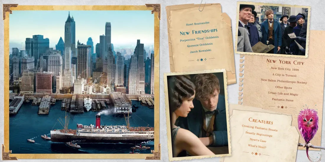 Fantastic Beasts and Where to Find Them: Newt Scamander: A Movie Scrapbook US - Hardback