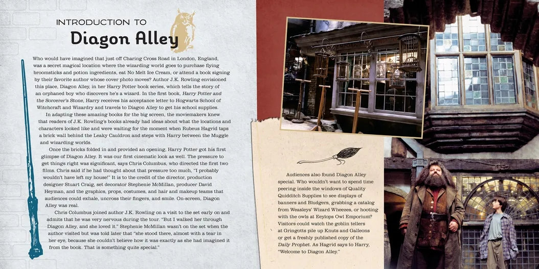 Harry Potter: Diagon Alley: A Movie Scrapbook US - Hardback