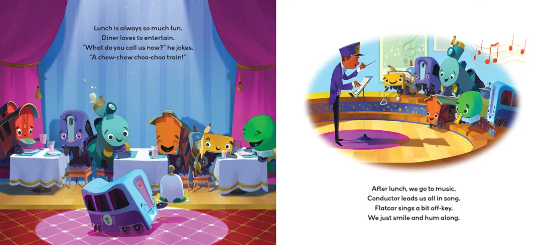 Choo-Choo School US - Hardback
