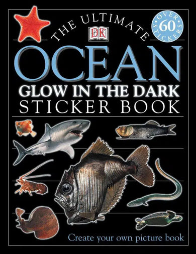 Ultimate Sticker Book: Glow in the Dark: Ocean Creatures-Children’s interactive and activity books and kits-買書書 BuyBookBook