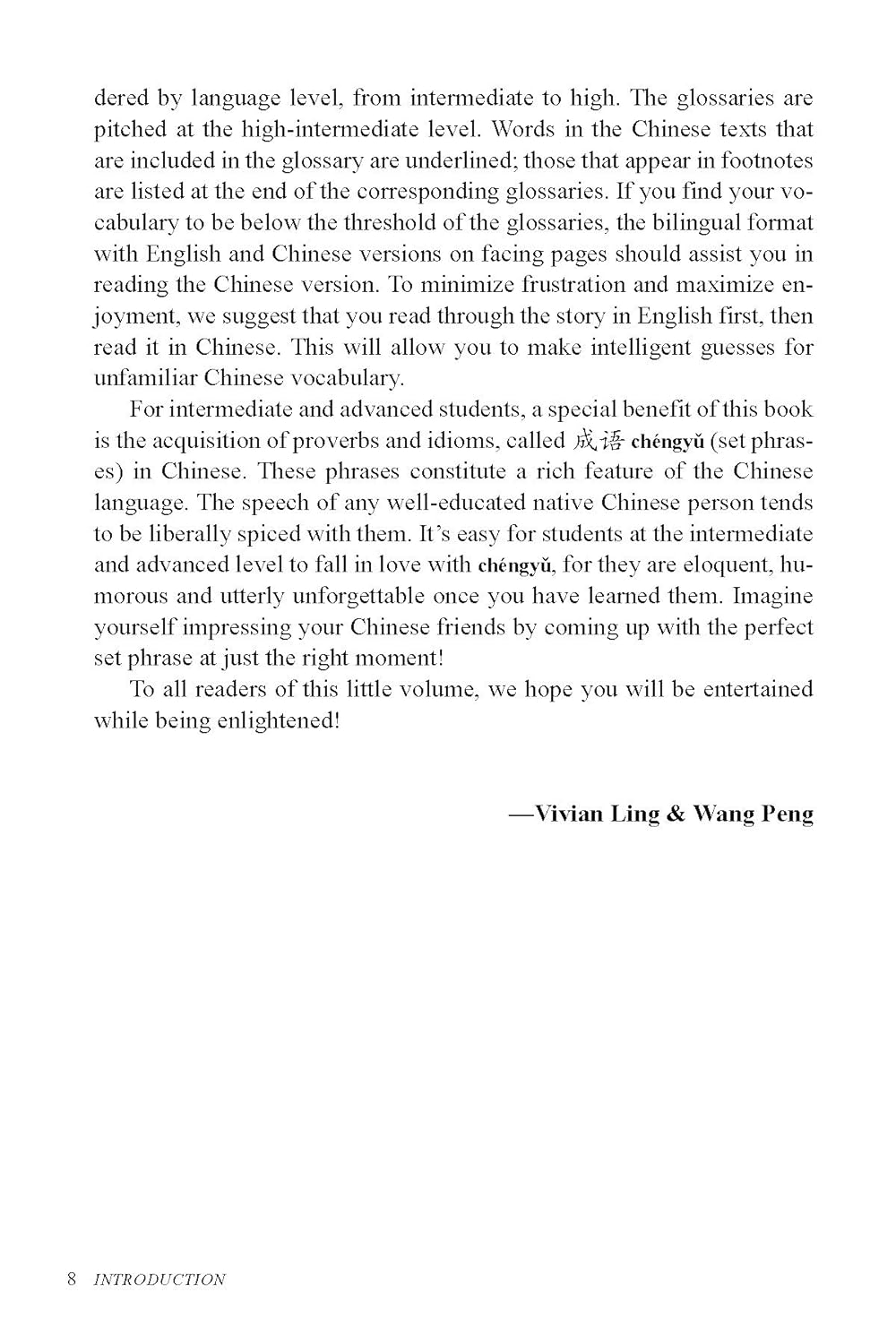 Chinese Stories for Language Learners: A Treasury of Proverbs and Folktales in Chinese and English (Vivian Ling)-Fiction: Traditional stories/ myths/ fairy tales-買書書 BuyBookBook