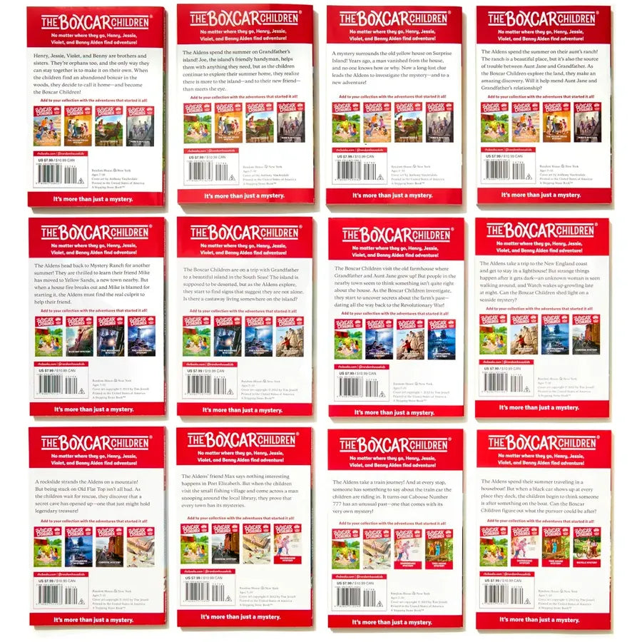 The Boxcar Children Mysteries Boxed Set Books 1-12 US - Multiple-component retail product, boxed