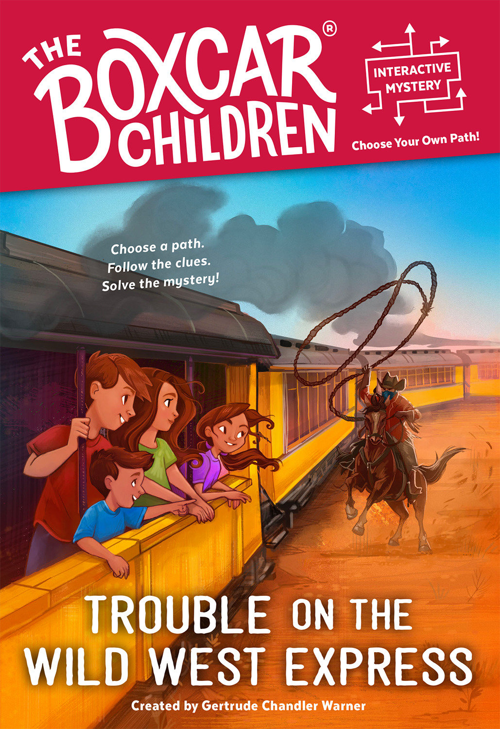 Trouble on the Wild West Express cover (ISBN 9780807528624)