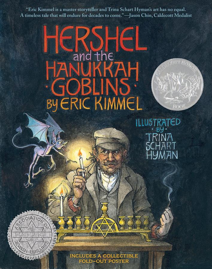 Hershel and the Hanukkah Goblins (Gift Edition With Poster)-Children’s / Teenage fiction: General and modern fiction-買書書 BuyBookBook