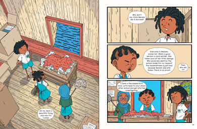 Korobá: The Case of the Broken Masterpiece interior 2 (ISBN 9780823459148)