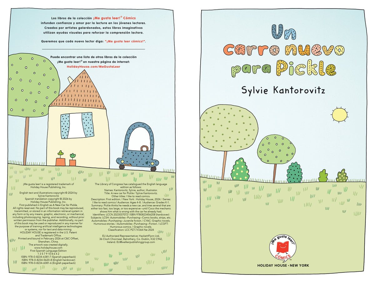 Un carro nuevo para Pickle interior 1 (ISBN 9780823463817)
