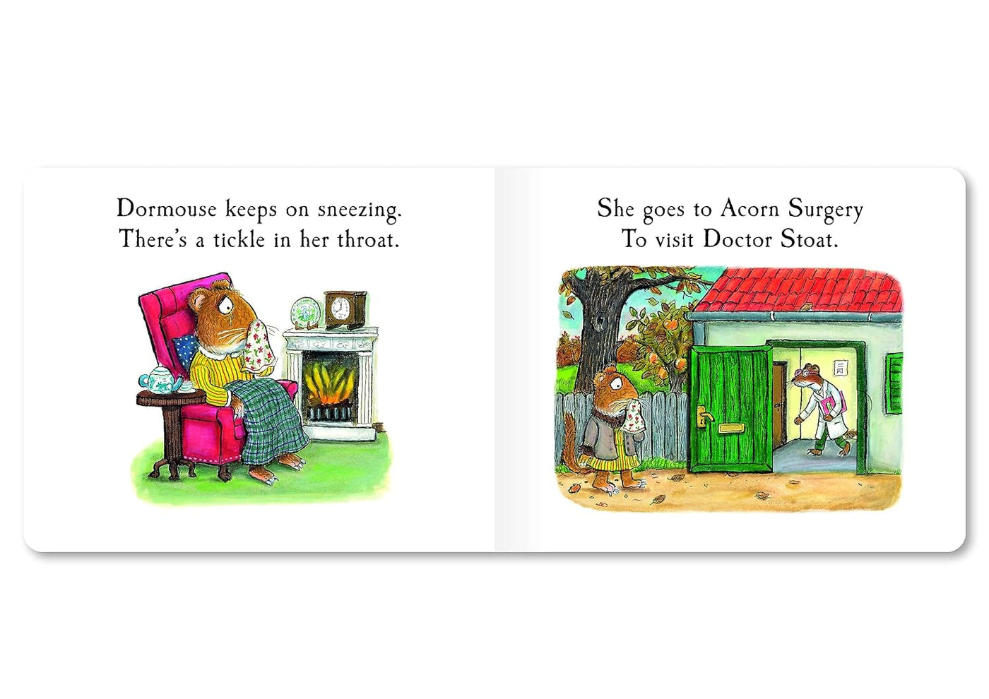 Tales From Acorn Wood #09 Dormouse Has a Cold (Julia Donaldson)-Fiction: 兒童繪本 Picture Books-買書書 BuyBookBook