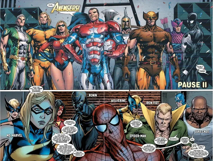 New Avengers Omnibus Vol. 2 Billy Tan Cover US - Hardback