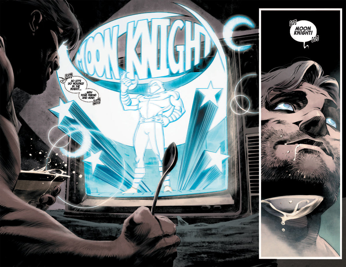 Marc Spector: Moon Knight Vol. 1 - Brain Drain interior 1 (ISBN 9781302969134)